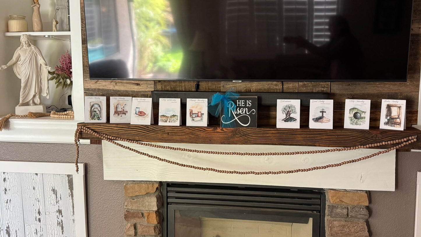 Holy Week Advent Cards